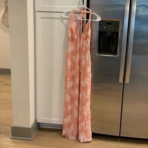 Target Peach and White Floral Maxi Dress, Wild Fable